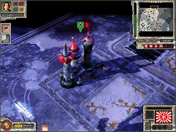 Mapa ulegnie powiększeniu, odsłaniając większy kawałek Moskwy i kolejny bunkier [2] do przejęcia - Moskwa - Opis przejścia (cz.1) - Japonia - Command & Conquer: Red Alert 3 - poradnik do gry