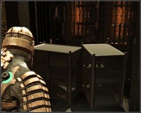 Wychodzimy do pomieszczeń systemowych, tam pod żadnym pozorem nie możemy wejść w strumienie płynące z podłogi - Nieuchronna zagłada (cz.1) | Rozdział 04 | Solucja Dead Space - Dead Space - poradnik do gry