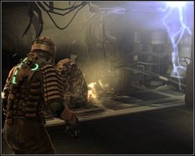 Spotkamy potwora, którego mieliśmy przyjemność poznać kilka minut wcześniej - Nieuchronna zagłada (cz.1) | Rozdział 04 | Solucja Dead Space - Dead Space - poradnik do gry