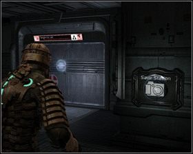 Tam aktywujemy konsolę i zabieramy kapsułę - Zgubne oddanie (cz.2) | Rozdział 05 | Solucja Dead Space - Dead Space - poradnik do gry