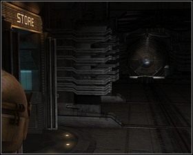 Na stacji znajdziemy pojemnik , skrzynię oraz Warsztat - Martwy po przybyciu (cz.1) | Rozdział 09 | Solucja Dead Space - Dead Space - poradnik do gry