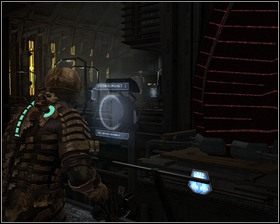 Przed prawym wejściem do kolejnej bramy znajduje się Rubinowy półprzewodnik - Martwa przestrzeń (cz.2) | Rozdział 12 | Solucja Dead Space - Dead Space - poradnik do gry
