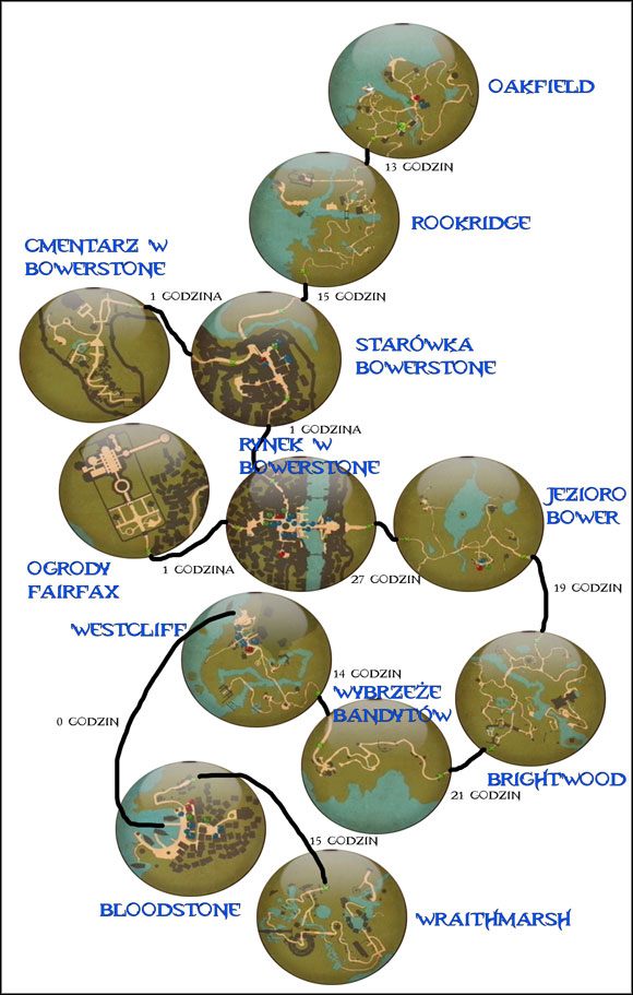 1 - Mapa Świata w Fable II - Fable II - poradnik do gry
