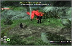 Idź ścieżką na górę, za krzakami zeskocz na wrak statku. - Wyspa Skarbów i Zagłady | Misje poboczne w Fable II - Fable II - poradnik do gry