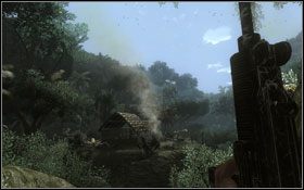 Na prawo od kryjówki, obok rozbitego samolotu czekać na Ciebie będą dotychczasowi przyjaciele - Akt III - Finał | Akt III w Far Cry 2 - Far Cry 2 - poradnik do gry