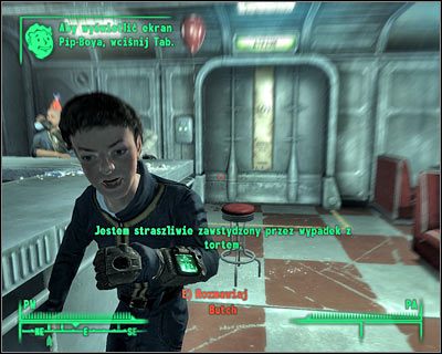 James wkrótce poinformuje Cię, że przygotował dla Ciebie niespodziankę na poziomie reaktora - QUEST 2 - Szybkie dorastanie | Główne questy Fallout 3 - Fallout 3 - poradnik do gry