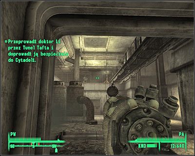 W kolejnych korytarzach będziesz natrafiał na zdziczałe ghule - QUEST 9 - Woda życia (cz.2) | Główne questy Fallout 3 - Fallout 3 - poradnik do gry