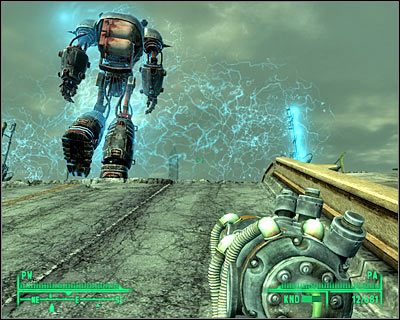 Podążaj za robotem tak długo aż dotrzecie do drugiego pola siłowego - QUEST 13 - Zabierać to! (cz.1) | Główne questy Fallout 3 - Fallout 3 - poradnik do gry