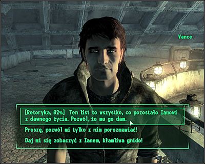 Udaj się do miejsca, w którym przebywa Ian i spróbuj z nim porozmawiać - Megatona - Więzy krwi | Questy poboczne Fallout 3 - Fallout 3 - poradnik do gry