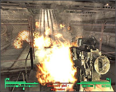 Eksplozje w otoczeniu mogą Ci równie dobrze pomóc, co zaszkodzić - Walka | Porady Fallout 3 - Fallout 3 - poradnik do gry