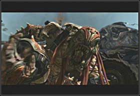 Po pozbyciu się moździerza zniszcz drużynę bumerów - Zejście | Ostrze włóczni | Gears of War 2 - Gears of War 2 - poradnik do gry