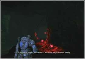 Po przejściu przez tunel zrobiony przez windę będziesz musiał pomóc drużynie Omega w odparciu ataku Szarańczy - Rozproszeni | Mieszkańcy | Gears of War 2 - Gears of War 2 - poradnik do gry