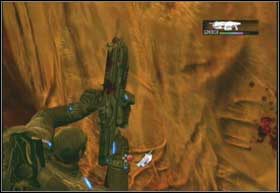 Kiedy znajdziesz się w ślepej uliczce, ostrzelaj szczelinę, która po kilku sekundach powinna się otworzyć - Lekarstwo na zgagę | Mieszkańcy | Gears of War 2 - Gears of War 2 - poradnik do gry