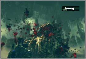 Wtedy uaktywnij granaty i rzuć nimi w kłapiącą zębami wewnętrzną szczękę - Słone wody | Nadciągająca burza | Gears of War 2 - Gears of War 2 - poradnik do gry