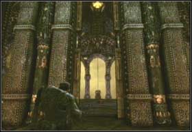 Poczekaj aż otworzy się przejście i wejdź w wielkie wrota pośrodku - Najlepsza strategia | Rój | Gears of War 2 - Gears of War 2 - poradnik do gry