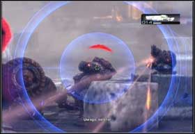 Wykorzystaj osłony po lewej stronie ulicy, aby przejść dalej - Darmowy parking | Decydujące starcie | Gears of War 2 - Gears of War 2 - poradnik do gry