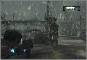 Z dziur zaczną wyłazić hordy Szarańczy - Nagłe przebudzenie (cz.2) | Nadciągająca burza | Gears of War 2 - Gears of War 2 - poradnik do gry