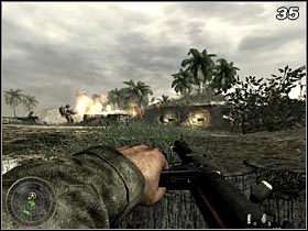 4 - Twarde lądowanie (cz.1) | Kampania Call of Duty World at War - Call of Duty: World at War - poradnik do gry