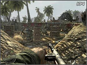 Po krótkiej wędrówce dotrzesz do kolejnej podziemnej kryjówki - Spalić ich | Kampania Call of Duty World at War - Call of Duty: World at War - poradnik do gry
