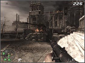 Po rozwaleniu pierwszego działa, możesz zająć się drugim (#225) - Serce Rzeszy | Punkt przełamania Call of Duty World at War - Call of Duty: World at War - poradnik do gry