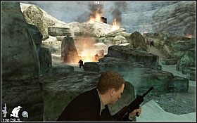 Kolejna starcie odbędzie się nieopodal, w bardziej oświetlonym miejscu - Etap IV - Sink Hole | Quantum of Solace - Quantum of Solace - poradnik do gry