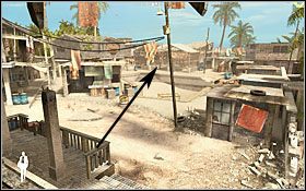 Gdy przejmiesz kontrolę nad bohaterem, udaj się do miejsca, które wskazuje strzałka (bar) - Etap V - Shanty Town | Quantum of Solace - Quantum of Solace - poradnik do gry