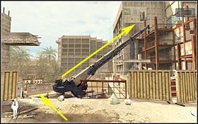Będąc tam skieruj się w stronę dźwigu - Etap VI - Construction Site | Quantum of Solace - Quantum of Solace - poradnik do gry