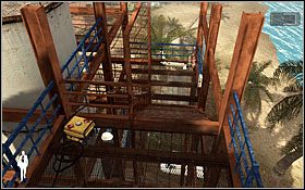 Następnie zeskocz na metalowe konstrukcje - Etap VI - Construction Site | Quantum of Solace - Quantum of Solace - poradnik do gry