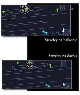 W pierwszej kolejności pozbądź się trzech strzelców stojących na balkonie (bądź bardzo ostrożny i strzelaj celnie, korzystaj z opcji wstrzymywania oddechu) - Etap VII - Science Center Exterior (cz.1) | Quantum of Solace - Quantum of Solace - poradnik do gry