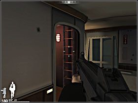 Drabinę znajdziesz w podobnym pomieszczeniu, jak to, w którym była ta zlokalizowana na początku etapu - Etap X - Montenegro Train (cz.2) | Quantum of Solace - Quantum of Solace - poradnik do gry