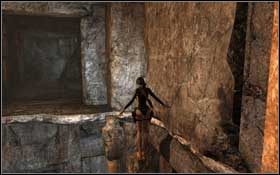 Wejdź po niej do góry, a następnie po szczytach dwóch kolejnych filarów przeskocz na niezniszczony fragment korytarza - Mediterranean Sea - The Norse Connection (cz.2) | Solucja Tomb Raider Underworld - Tomb Raider: Underworld - poradnik do gry