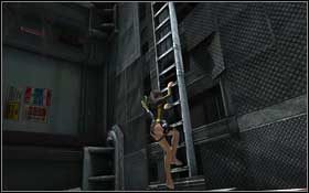 Kiedy znajdziesz się na górze ponownie zacznij biec, aż do miejsca, w którym po prawej stronie znajduje się drabina - Mediterranean Sea - Realm of the Dead | Solucja Tomb Raider Underworld - Tomb Raider: Underworld - poradnik do gry