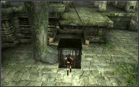 Na górze odszukaj metalową klatkę i podejdź do niej - Coastal Thailand - Bhogavathi (cz.4) | Solucja Tomb Raider Underworld - Tomb Raider: Underworld - poradnik do gry