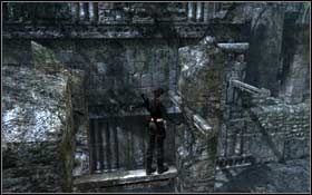 Przejdź po belce do przodu, wykonaj skok na kolumnę po prawej stronie - Southern Mexico - Xibalba (cz.1) | Solucja Tomb Raider Underworld - Tomb Raider: Underworld - poradnik do gry