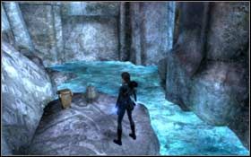 [178] Z podestu [177] przeskocz na podesty nieco na prawo - Arctic Sea - Helheim (cz.2) | Sekrety Tomb Raider Underworld - Tomb Raider: Underworld - poradnik do gry