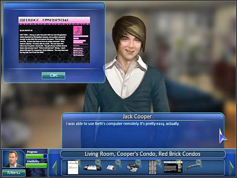1 - Living Room, Coopers Condo, Red Brick Condos #2 | Odcinek 4 | CSI NY - CSI: NY - poradnik do gry