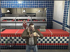 Zdrowie uzupełnić można jedząc posiłki w różnych lokalach, korzystając z apteczek, lub dzwoniąc pod 911 - wzywając karetkę (na komórce: wykręcić 911, a potem opcję 2) - Zdrowie i pancerz | Podstawy | Grand Theft Auto IV - Grand Theft Auto IV - poradnik do gry