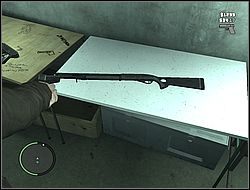 Strzelba bojowa (Combat Shotgun) - ulepszona wersja poprzedniczki: 10 pocisków i nie wymaga ładowania pocisku do komory, czyli szybkostrzelna - Arsenał | Podstawy | Grand Theft Auto IV - Grand Theft Auto IV - poradnik do gry