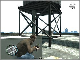 Ta misja to już nie przelewki i nim się na nią udasz (1), wyposaż się maksymalnie (dodatkowo, na parterze budynku znajdziesz strzelbę) - Misje 29-35 | Misje | Grand Theft Auto IV - Grand Theft Auto IV - poradnik do gry