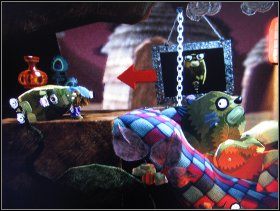 Po dotarciu do mamy, otworzy nam się przejście i będziemy mogli biec dalej - 3. The Meerkat Kingdom, Mini Levels | The Savannah | LittleBigPlanet - LittleBigPlanet - poradnik do gry
