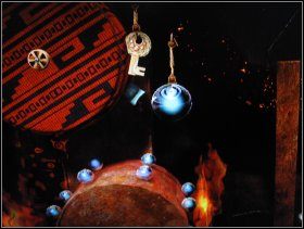 Będąc na drugim metalowym kole, skaczemy w prawo do szczeliny - 2. The Mines | The Canyons | LittleBigPlanet - LittleBigPlanet - poradnik do gry