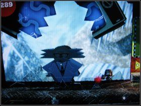 Mijamy checkpoint i wchodzimy do wielkiego koła - 2. The Bunker | The Wilderness | LittleBigPlanet - LittleBigPlanet - poradnik do gry
