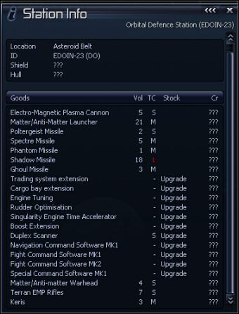2 - Asteroid Belt, Atreus Clouds | Galaktyka w X3 Konflikt Terrański - X3 Konflikt Terrański - poradnik do gry