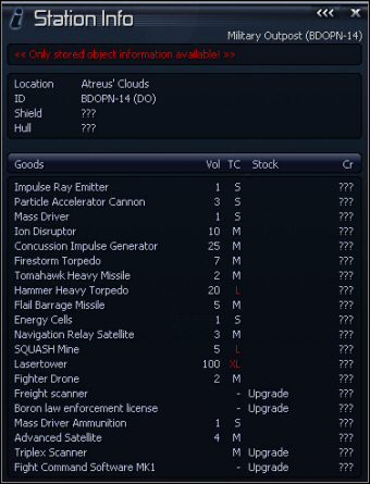 5 - Asteroid Belt, Atreus Clouds | Galaktyka w X3 Konflikt Terrański - X3 Konflikt Terrański - poradnik do gry
