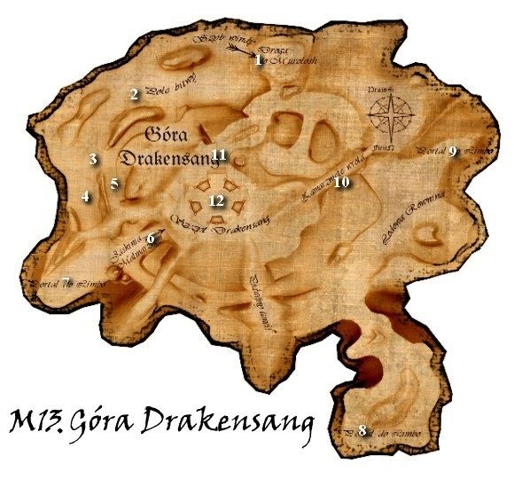 1 - Mapy M13. Góra Drakensang | Rozdział 11 | Drakensang The Dark Eye - Drakensang: The Dark Eye - poradnik do gry