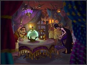 3 - Brzeg jeziora, przyczepa Cyganki, cmentarz - Miasteczko Vlad's Landing - A Vampyre Story - poradnik do gry