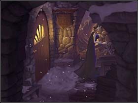 W hali dziewczyna podchodzi do pulpitu, przy którym dyrygent zawiaduje orkiestrą - Uliczki przy nabrzeżu, podwórko, stadion - Miasteczko Vlad's Landing - A Vampyre Story - poradnik do gry