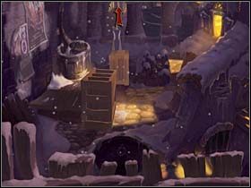 5 - Uliczki przy nabrzeżu, podwórko, stadion - Miasteczko Vlad's Landing - A Vampyre Story - poradnik do gry