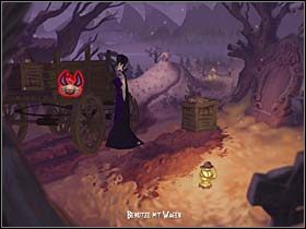 6 - Cmentarz, biuro cmentarza, grób Mony - Miasteczko Vlad's Landing - A Vampyre Story - poradnik do gry