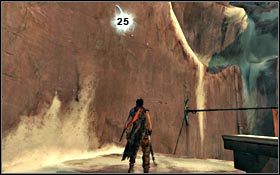 Przeskocz po tyczkach w kierunku wystającego z muru fragmentu budowli - Brama Królewska - Ziarna Światła | Zrujnowana Cytadela Prince of Persia - Prince of Persia - poradnik do gry